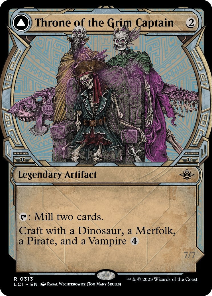 Image for Throne of the Grim Captain (Showcase) (313) - Magic: The Gathering