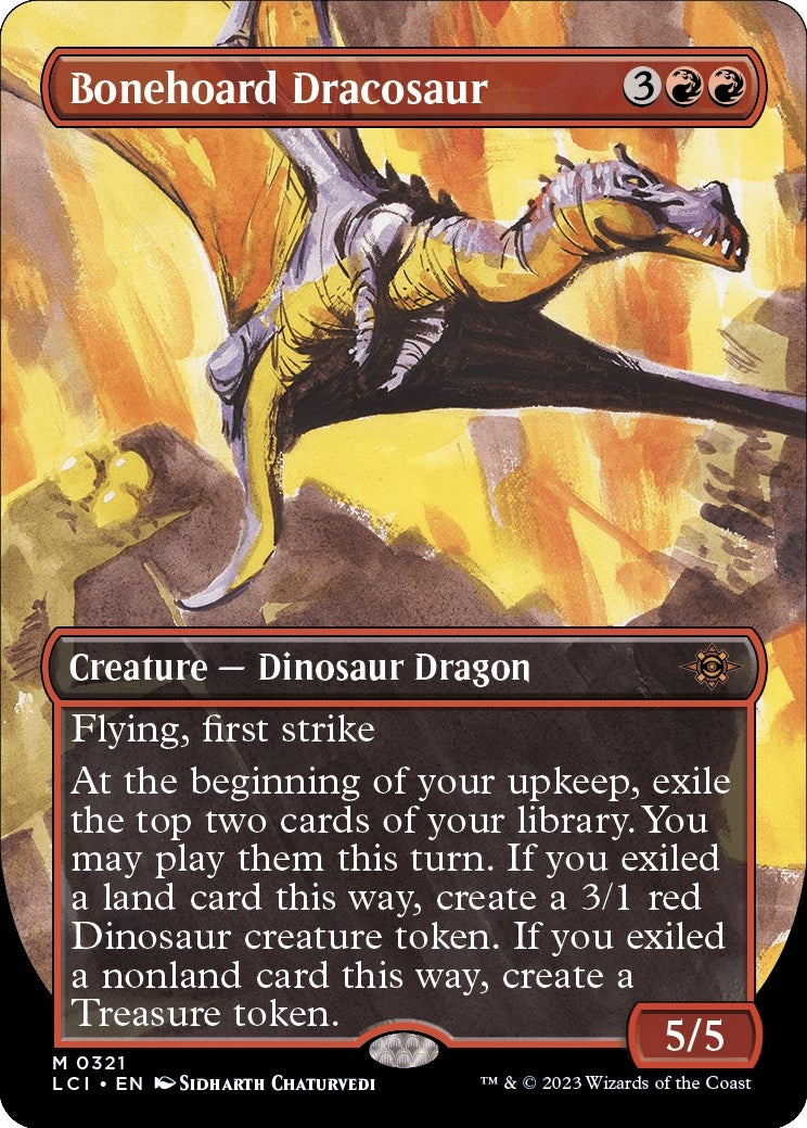 Image for Bonehoard Dracosaur (Borderless) (321) - Magic: The Gathering