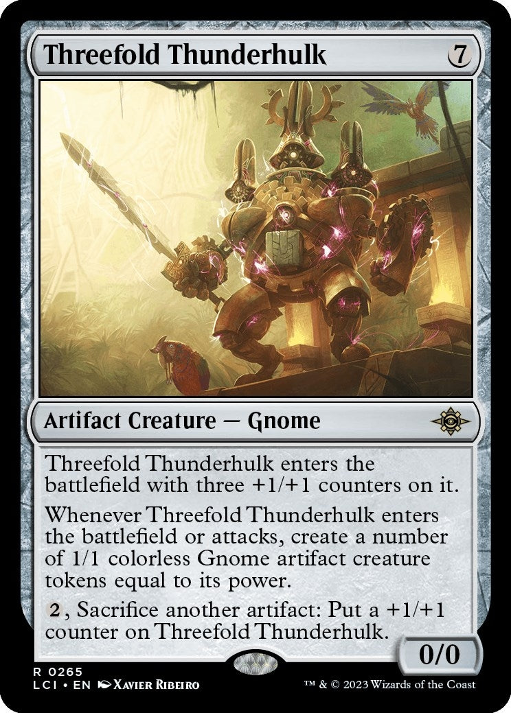 Image for Threefold Thunderhulk (265) - Magic: The Gathering