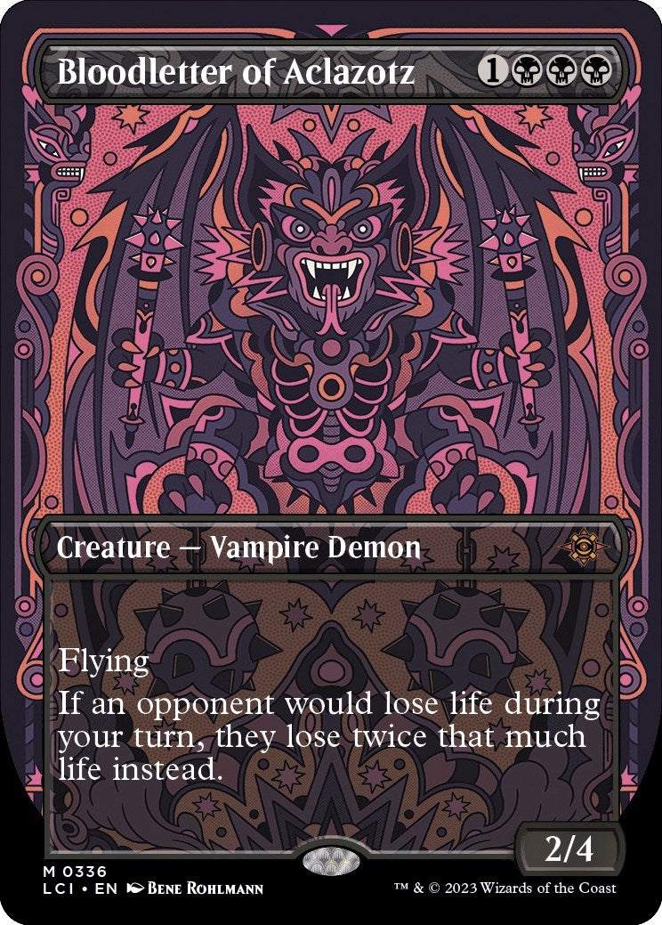 Image for Bloodletter of Aclazotz (Borderless) (336) - Magic: The Gathering
