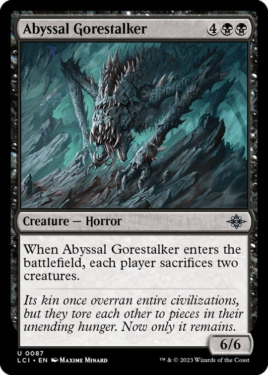Image for Abyssal Gorestalker (87) (LCI) - Magic: The Gathering