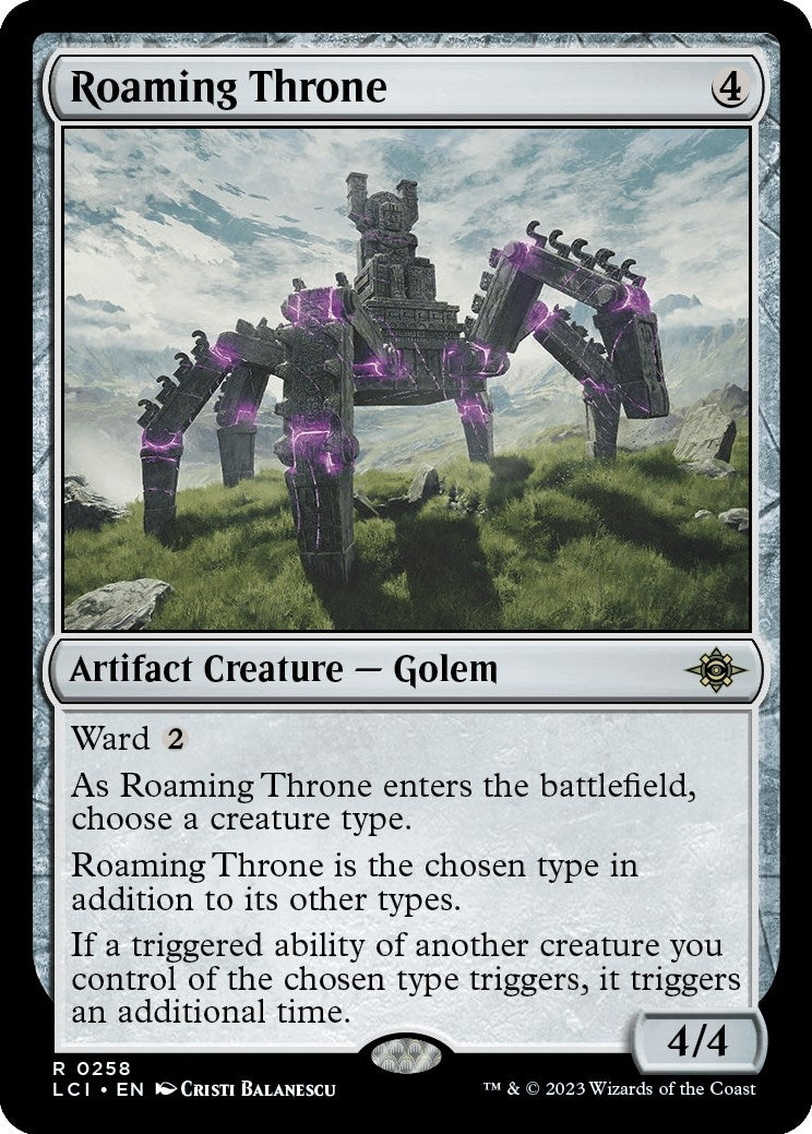 Image for Roaming Throne (258) - Magic: The Gathering