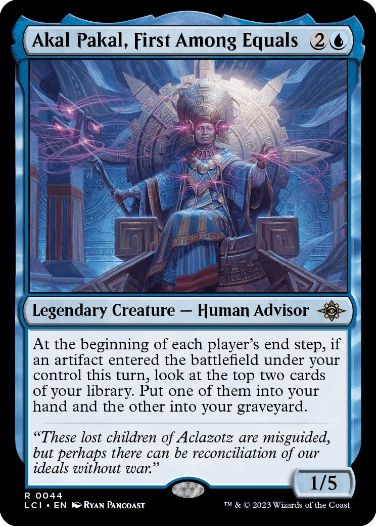 Image for Akal Pakal, First Among Equals (44) (LCI) - Magic: The Gathering