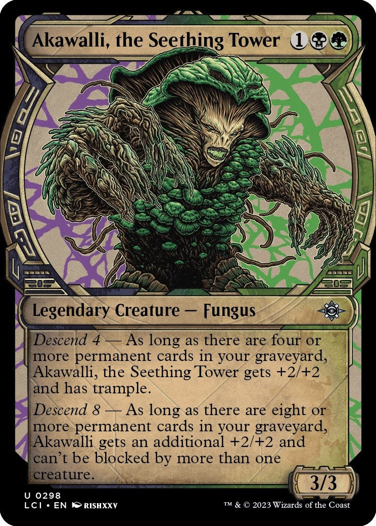 Image for Akawalli, the Seething Tower (Showcase) (298) (LCI) - Magic: The Gathering