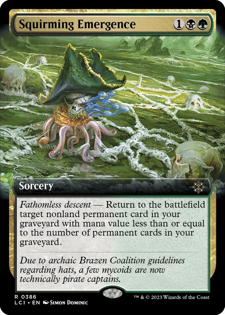 Image for Squirming Emergence (Extended Art) (386) - Magic: The Gathering