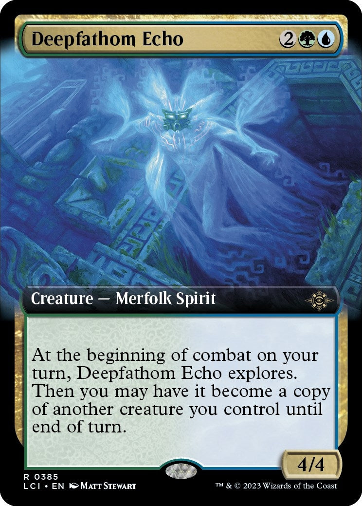Image for Deepfathom Echo (Extended Art) (385) (LCI) - Magic: The Gathering