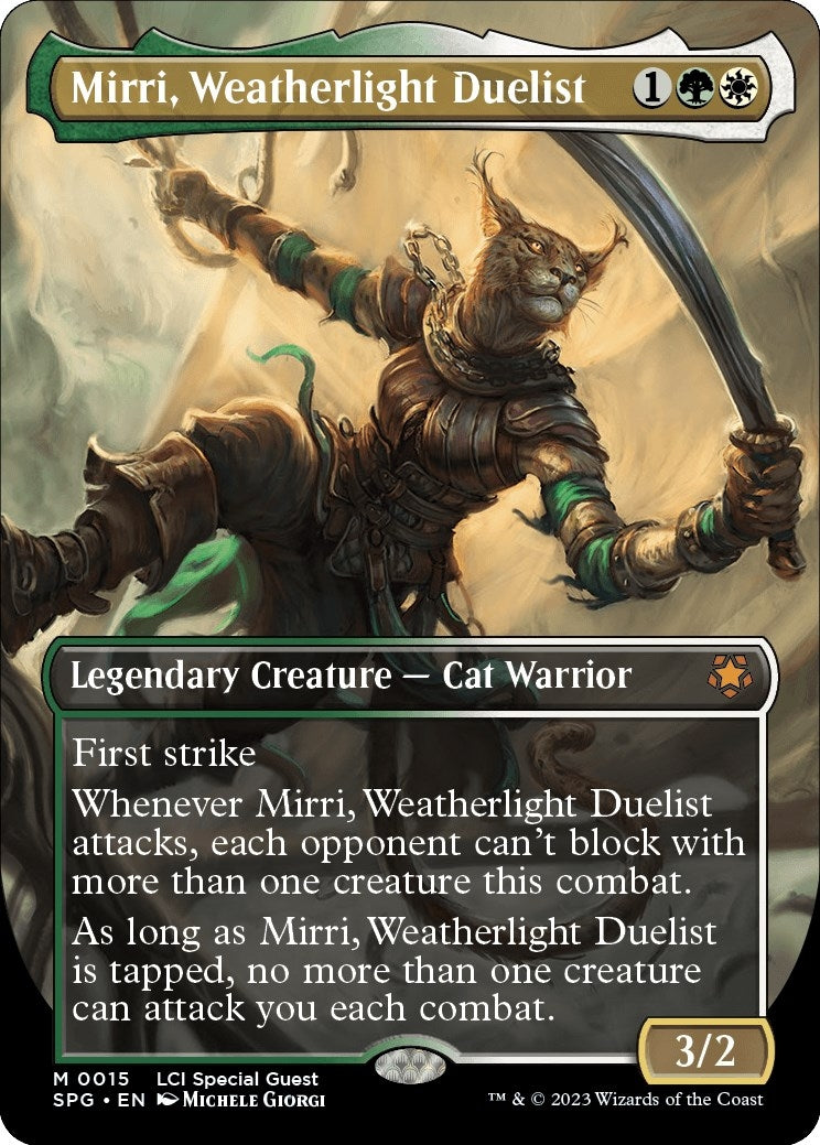Image for Mirri, Weatherlight Duelist (Borderless) (15) - Magic: The Gathering
