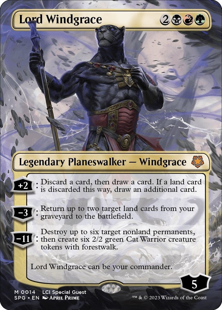 Image for Lord Windgrace (Borderless) (14) - Magic: The Gathering