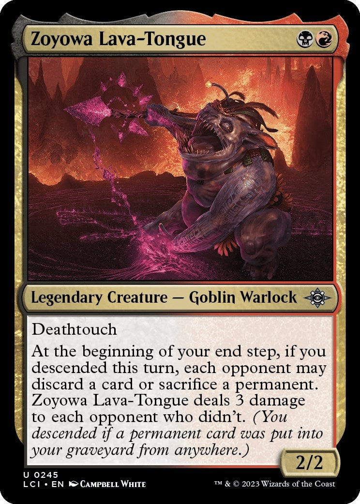 Image for Zoyowa Lava-Tongue (245) - Magic: The Gathering