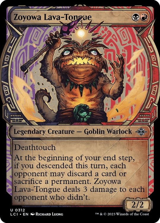 Image for Zoyowa Lava-Tongue (Showcase) (312) - Magic: The Gathering