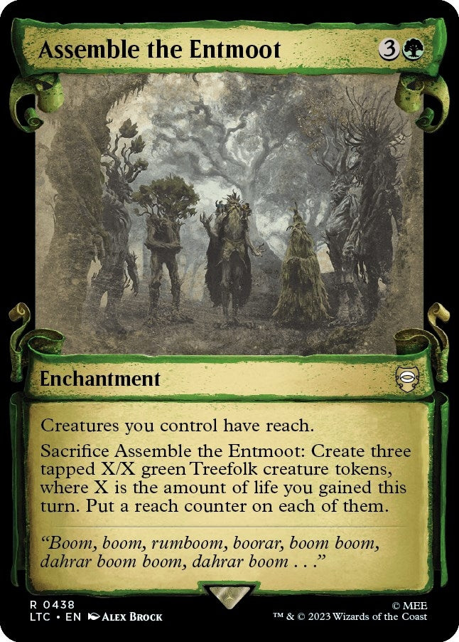 Image for Assemble the Entmoot (Showcase Scrolls) (438) - Magic: The Gathering