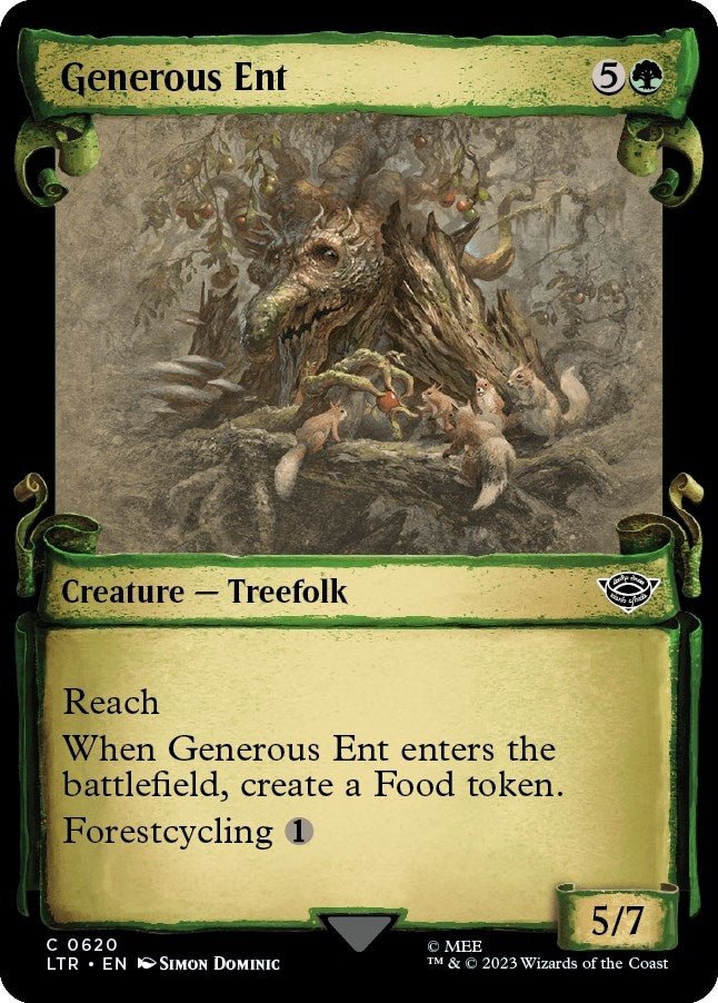 Image for Generous Ent (Showcase Scrolls) (620) - Magic: The Gathering