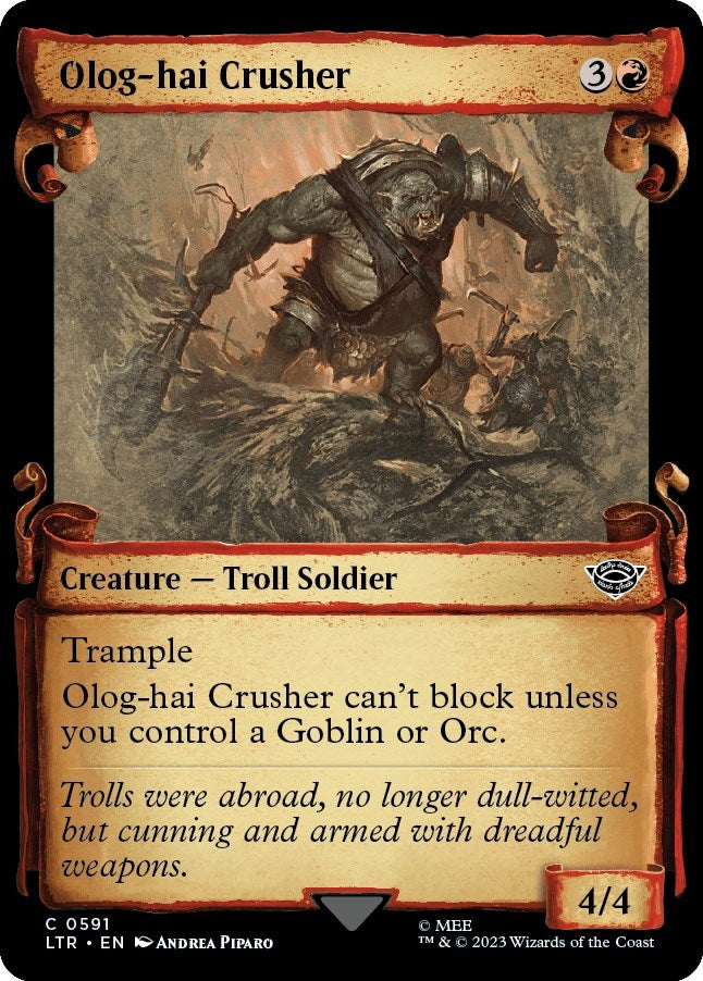 Image for Olog-Hai Crusher (Showcase Scrolls) (591) - Magic: The Gathering