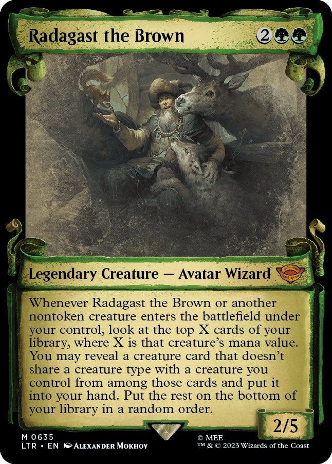Image for Radagast the Brown (Showcase Scrolls) (635) - Magic: The Gathering