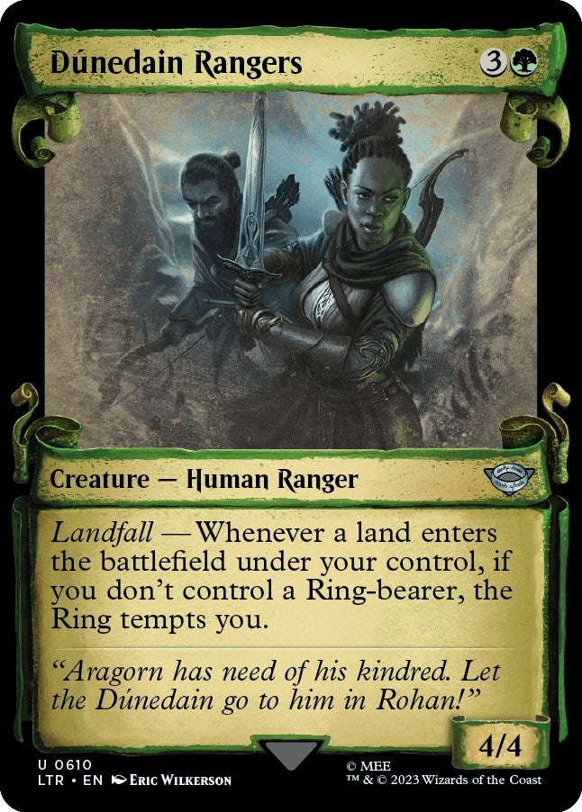 Image for Dunedain Rangers (Showcase Scrolls) (610) - Magic: The Gathering