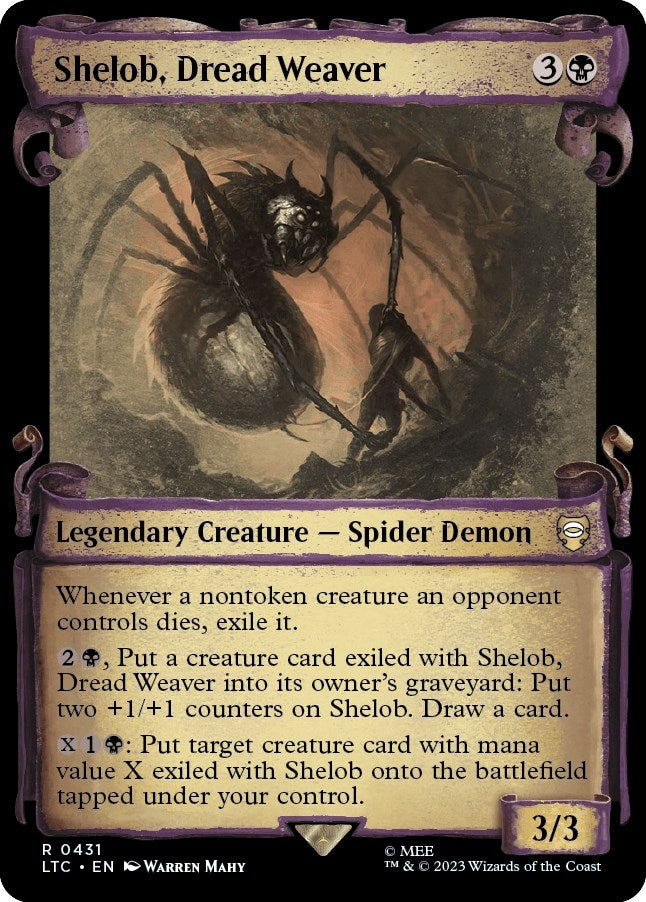 Image for Shelob, Dread Weaver (Showcase Scrolls) (431) - Magic: The Gathering
