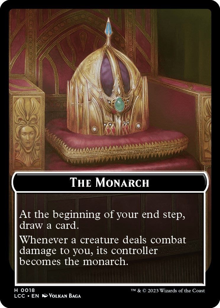 Image for The Monarch // Pirate Double-Sided Token (18 // 5) (LCC) - Magic: The Gathering