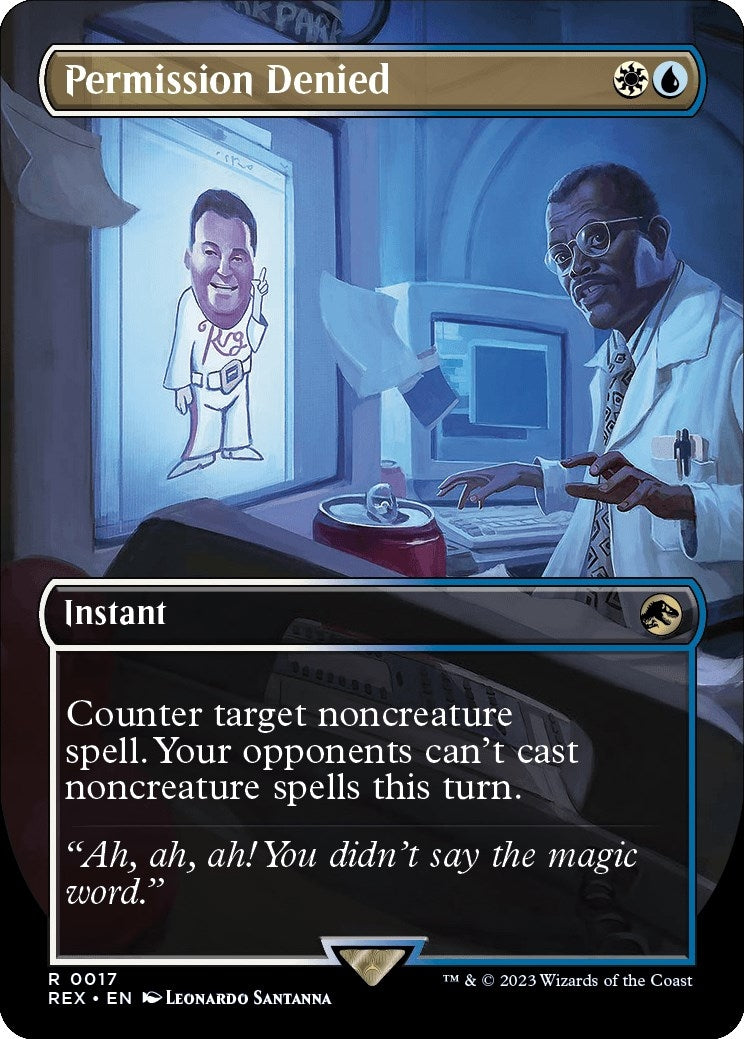 Image for Permission Denied (Borderless) (17) - Magic: The Gathering