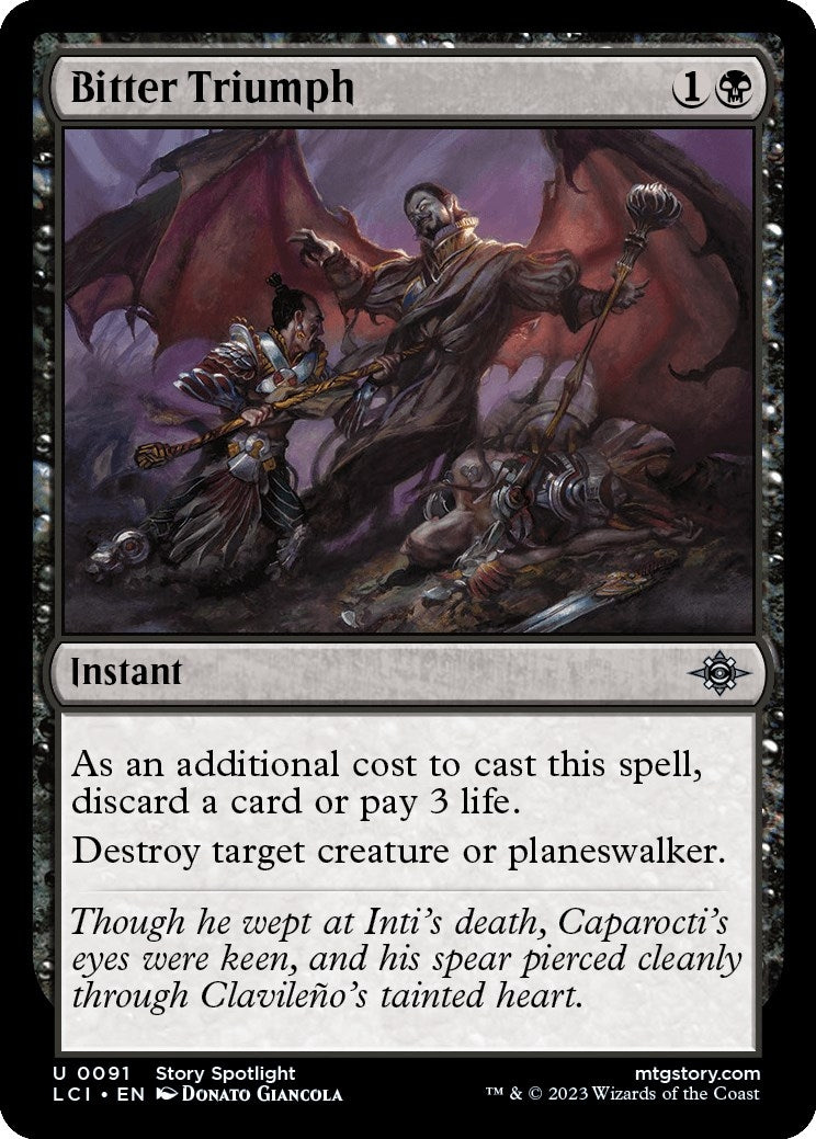 Image for Bitter Triumph (91) - Magic: The Gathering