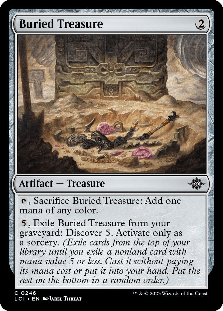 Image for Buried Treasure (246) (LCI) - Magic: The Gathering