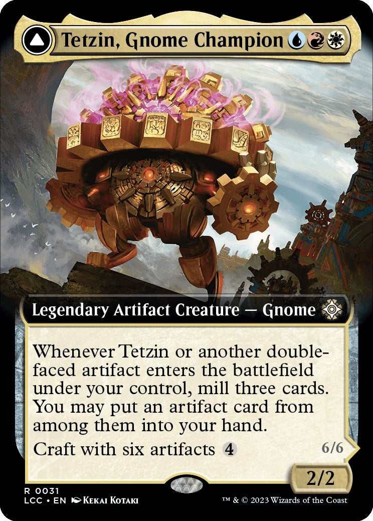Image for Tetzin, Gnome Champion (Extended Art) (31) (LCC) - Magic: The Gathering