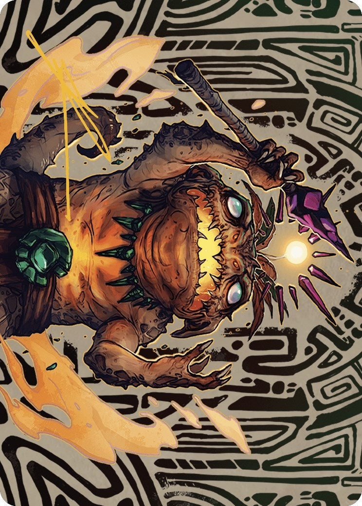 Image for Zoyowa Lava-Tongue Art Card (Gold-Stamped Signature) (54) - Magic: The Gathering
