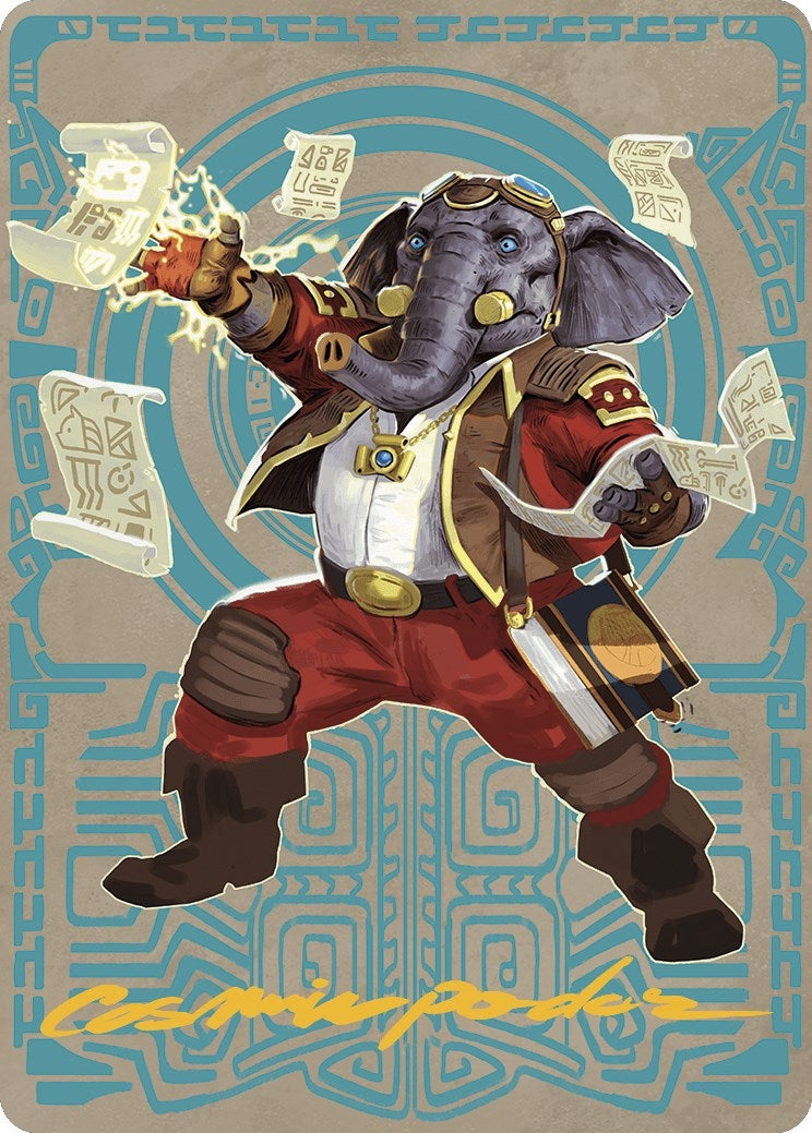 Image for Quintorius Kand Art Card (65/81) (Gold-Stamped Signature) (65) (ASLCI) - Magic: The Gathering