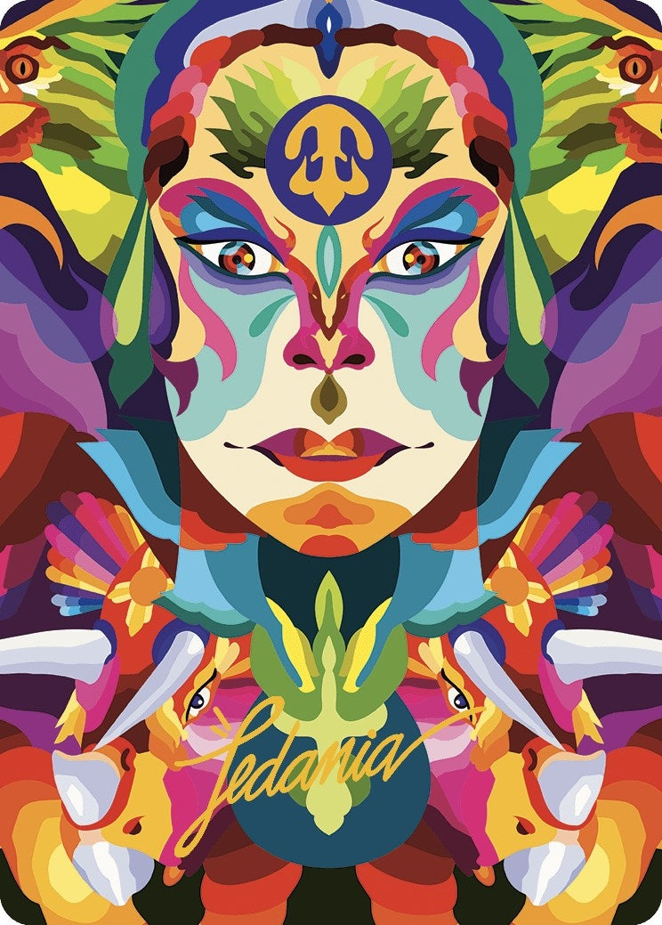Image for Roar of the Fifth People Art Card (Gold-Stamped Signature) (63) - Magic: The Gathering