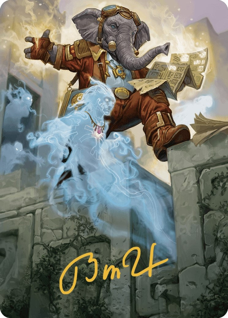 Image for Quintorius Kand Art Card (37/81) (Gold-Stamped Signature) (37) - Magic: The Gathering