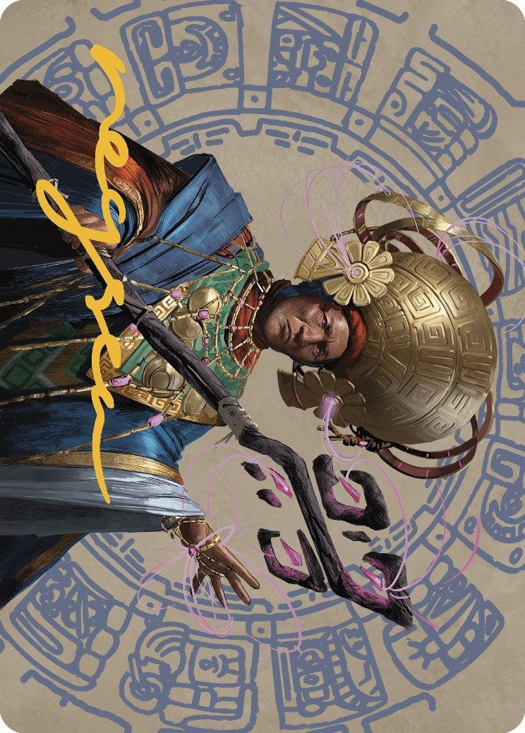 Image for Akal Pakal, First Among Equals Art Card (46/81) (Gold-Stamped Signature) (46) (ASLCI) - Magic: The Gathering