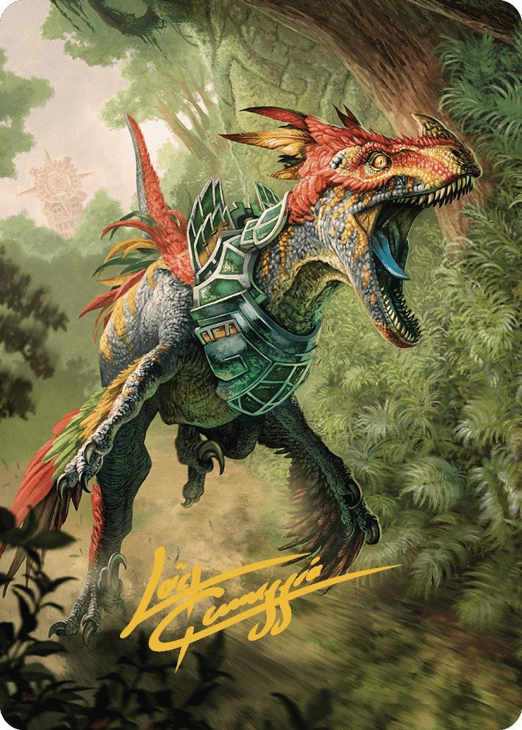 Image for Dinosaur Token Art Card (Gold-Stamped Signature) (67) - Magic: The Gathering
