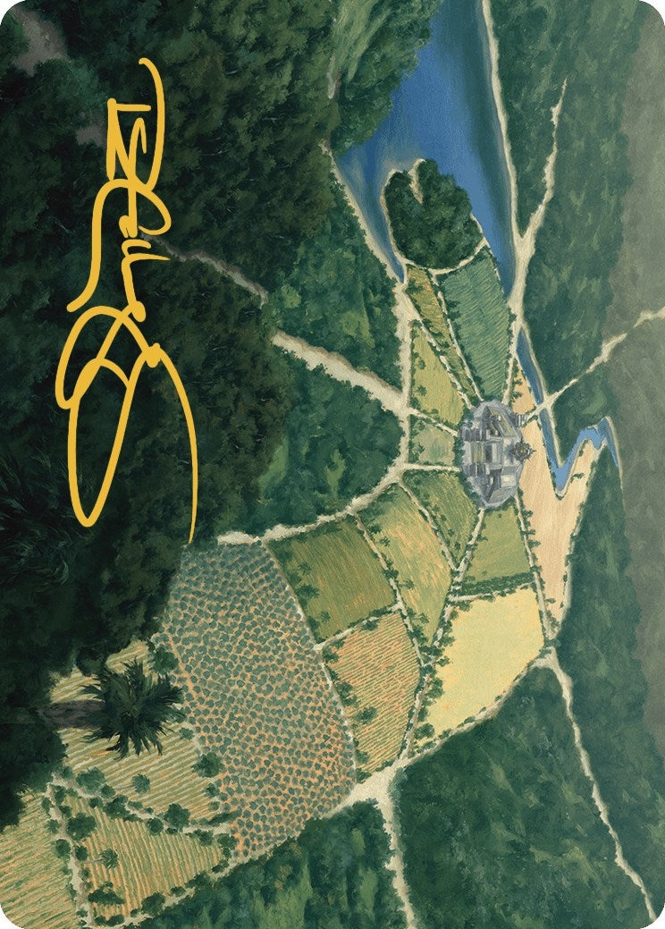 Image for Restless Prairie Art Card (Gold-Stamped Signature) (43) - Magic: The Gathering