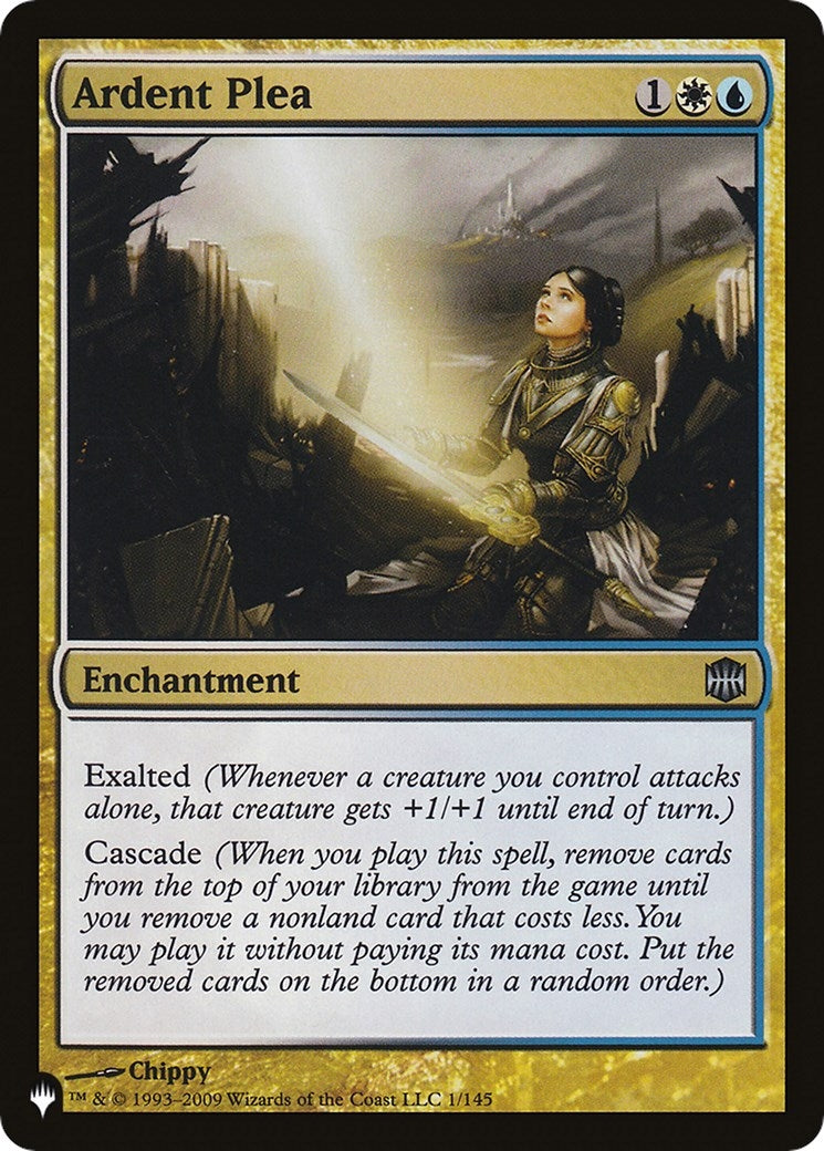 Image for Ardent Plea (1/145) (LIST) - Magic: The Gathering