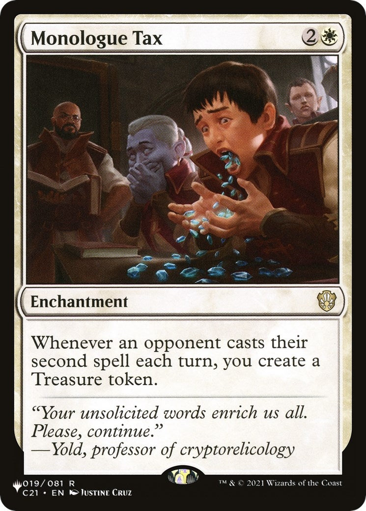 Image for Monologue Tax (019/081) (LIST) - Magic: The Gathering
