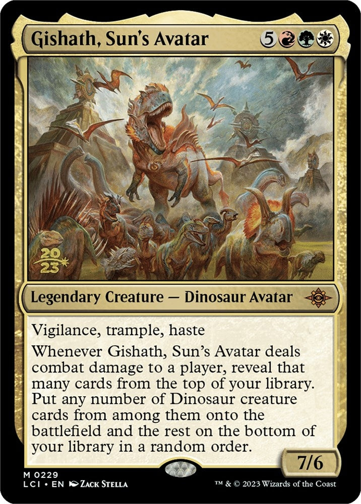 Image for Gishath, Sun's Avatar (LCI) (229) - Magic: The Gathering