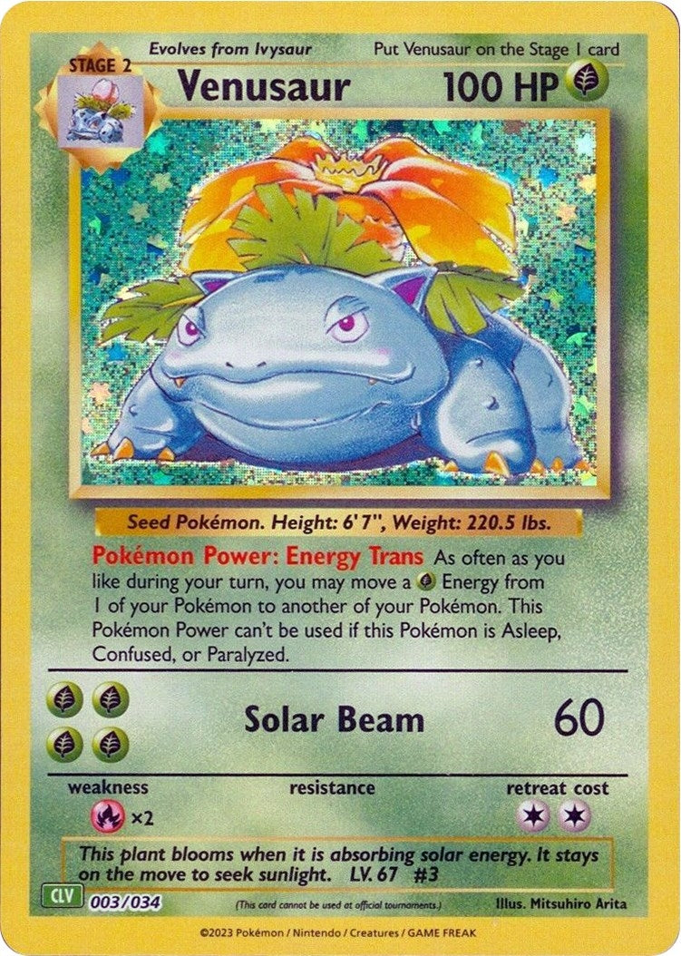 Image for Venusaur (003/034) (CL) - Pokemon