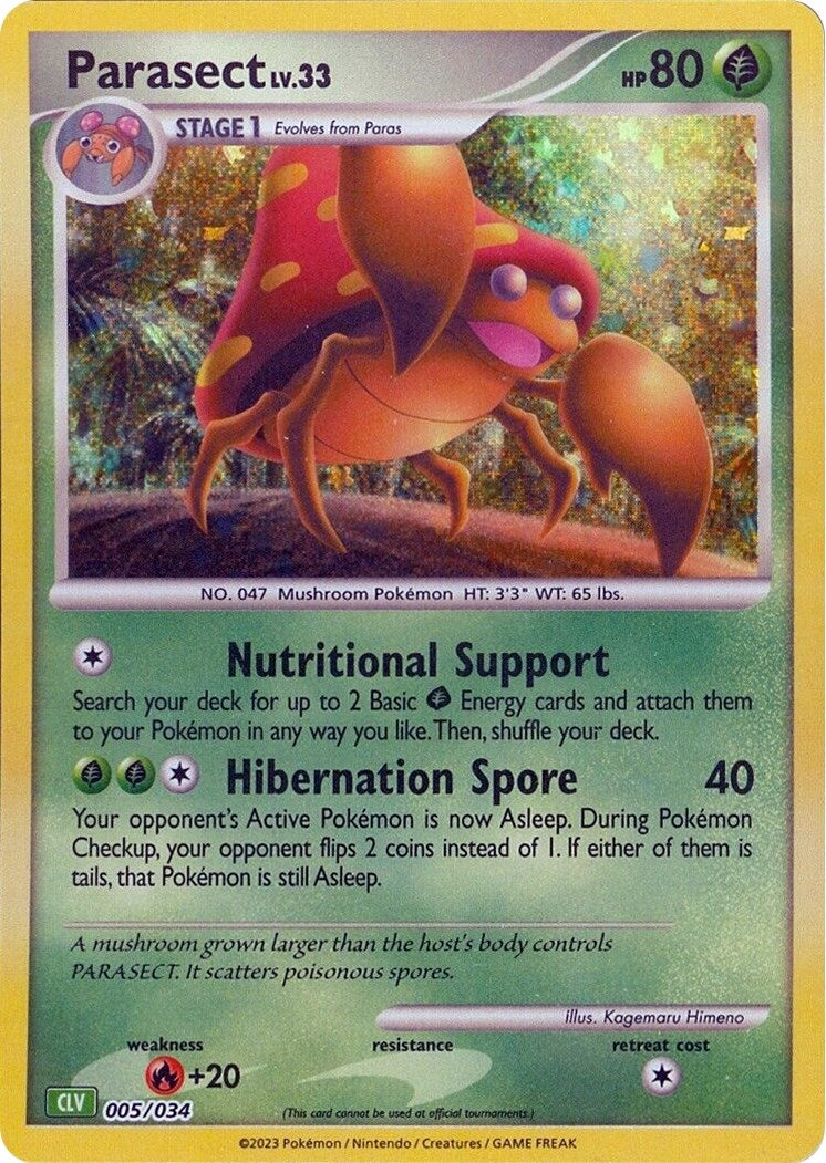 Image for Parasect (005/034) (CL) - Pokemon