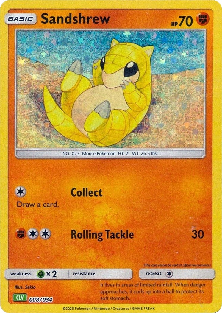 Image for Sandshrew (008/034) (CL) - Pokemon