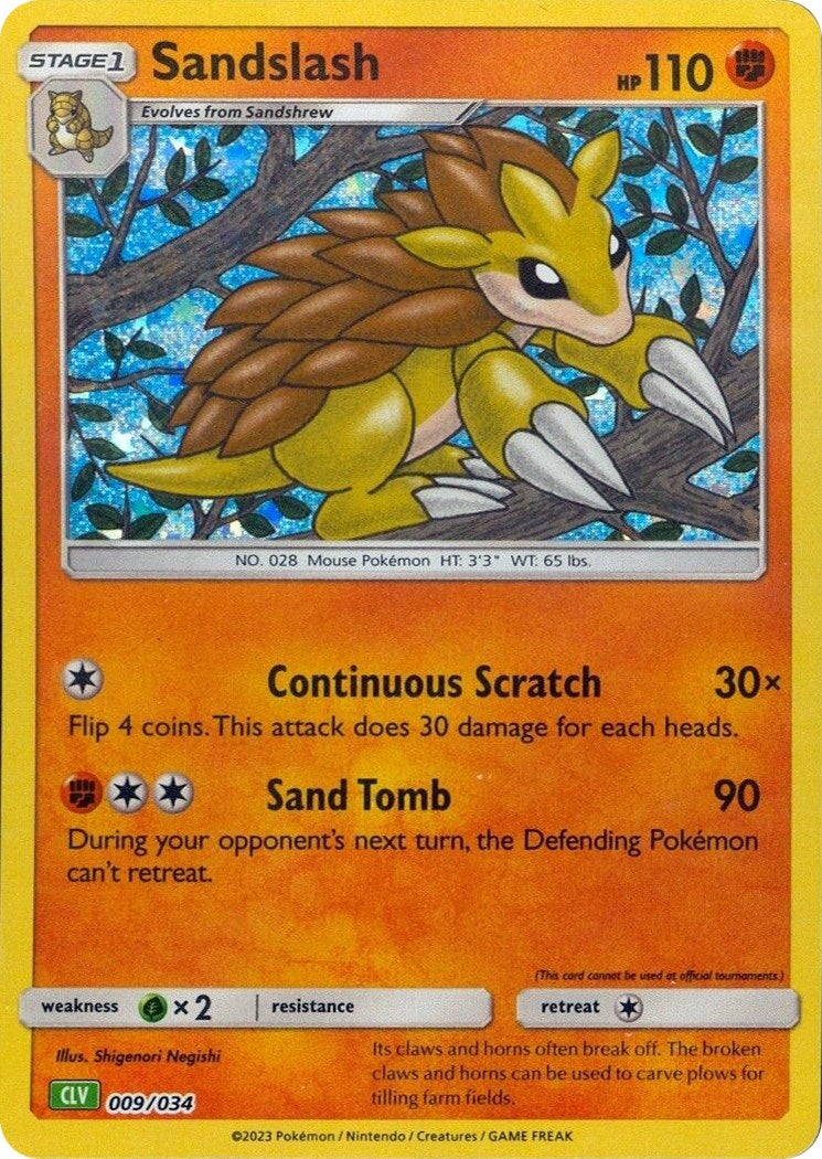 Image for Sandslash (009/034) (CL) - Pokemon