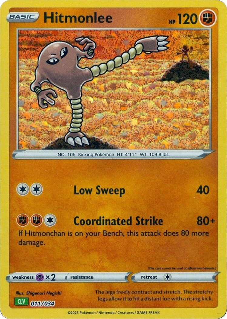 Image for Hitmonlee (011/034) (CL) - Pokemon