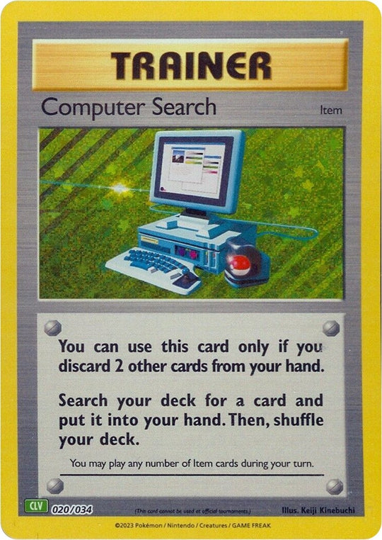 Image for Computer Search (CLV) (020/034) (CL) - Pokemon