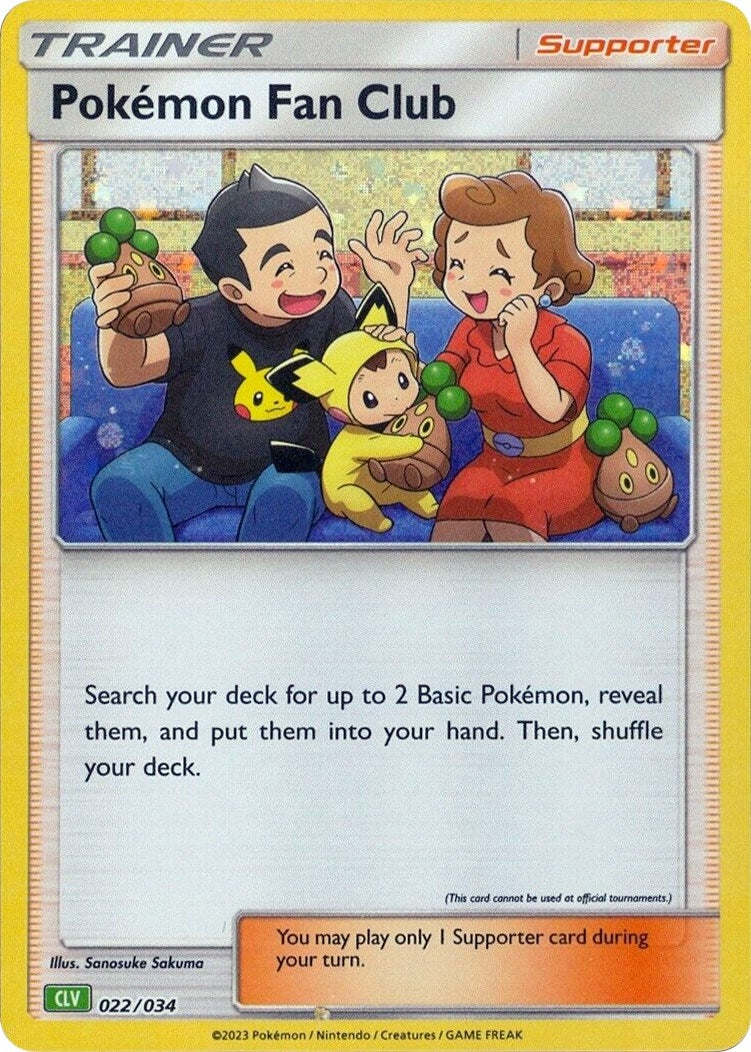 Image for Pokemon Fan Club (CLV) (022/034) (CL) - Pokemon