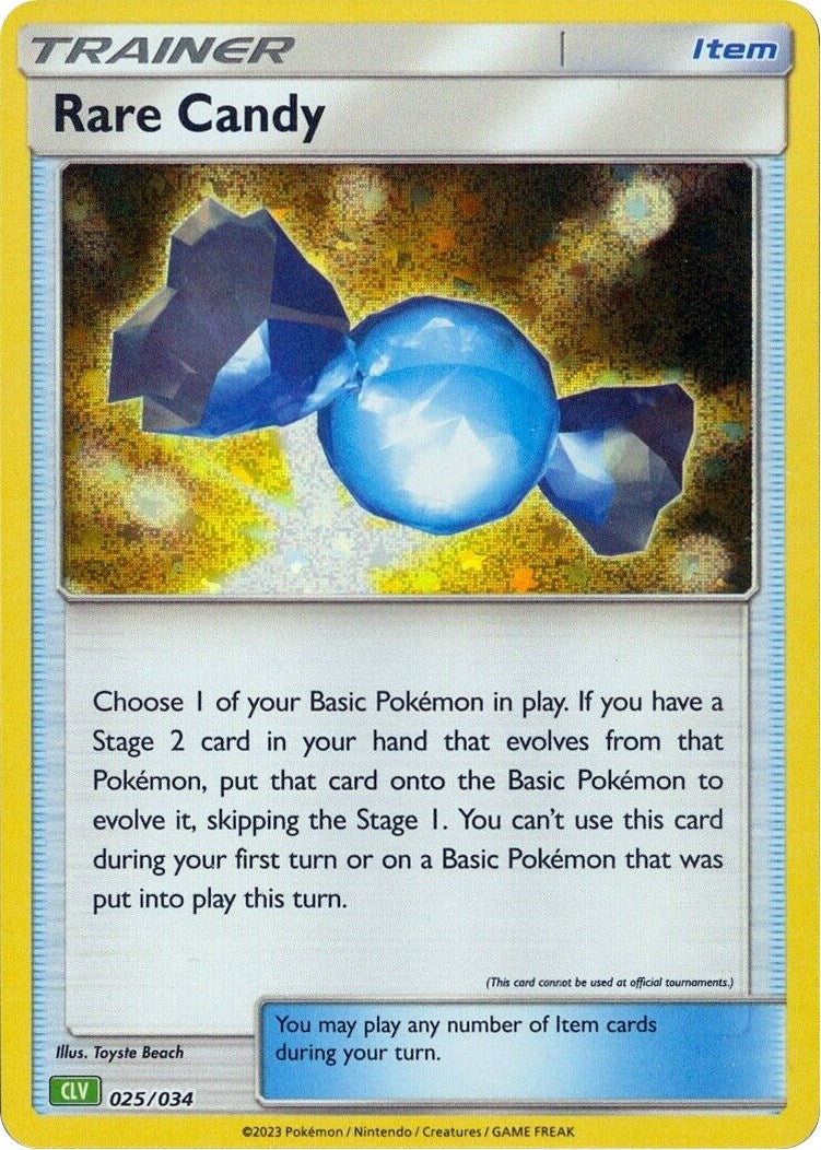 Image for Rare Candy (CLV) (025/034) (CL) - Pokemon