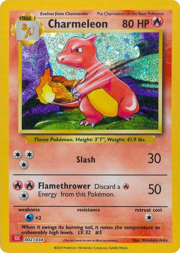 Image for Charmeleon (002/034) (CL) - Pokemon