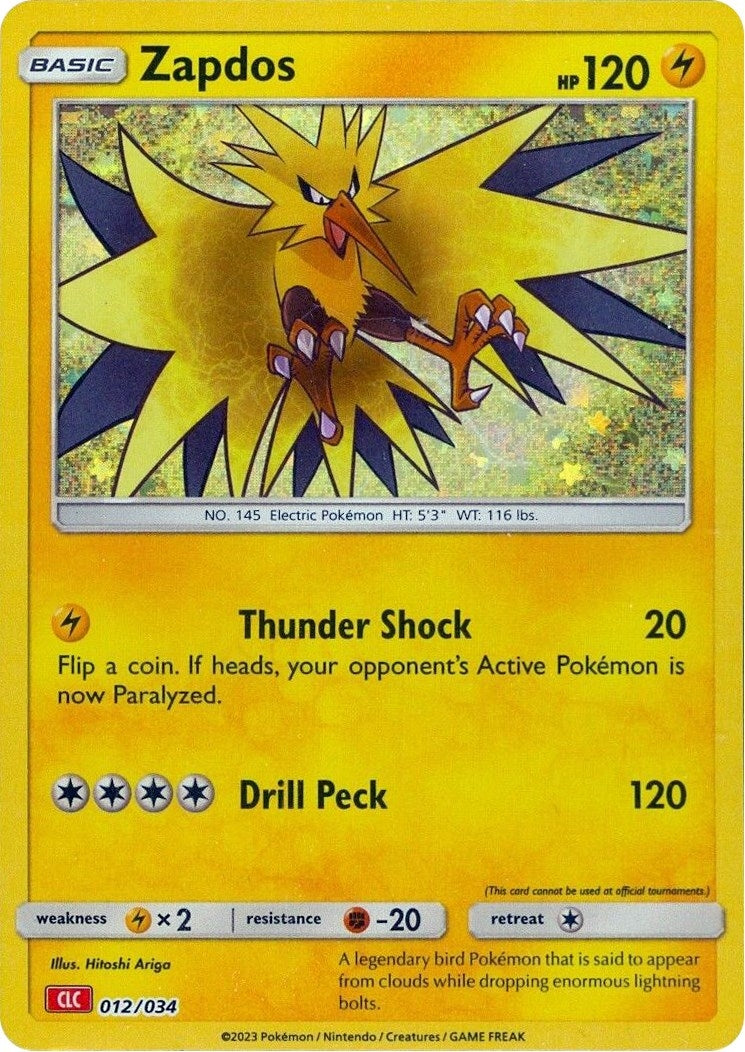 Image for Zapdos (012/034) (CL) - Pokemon