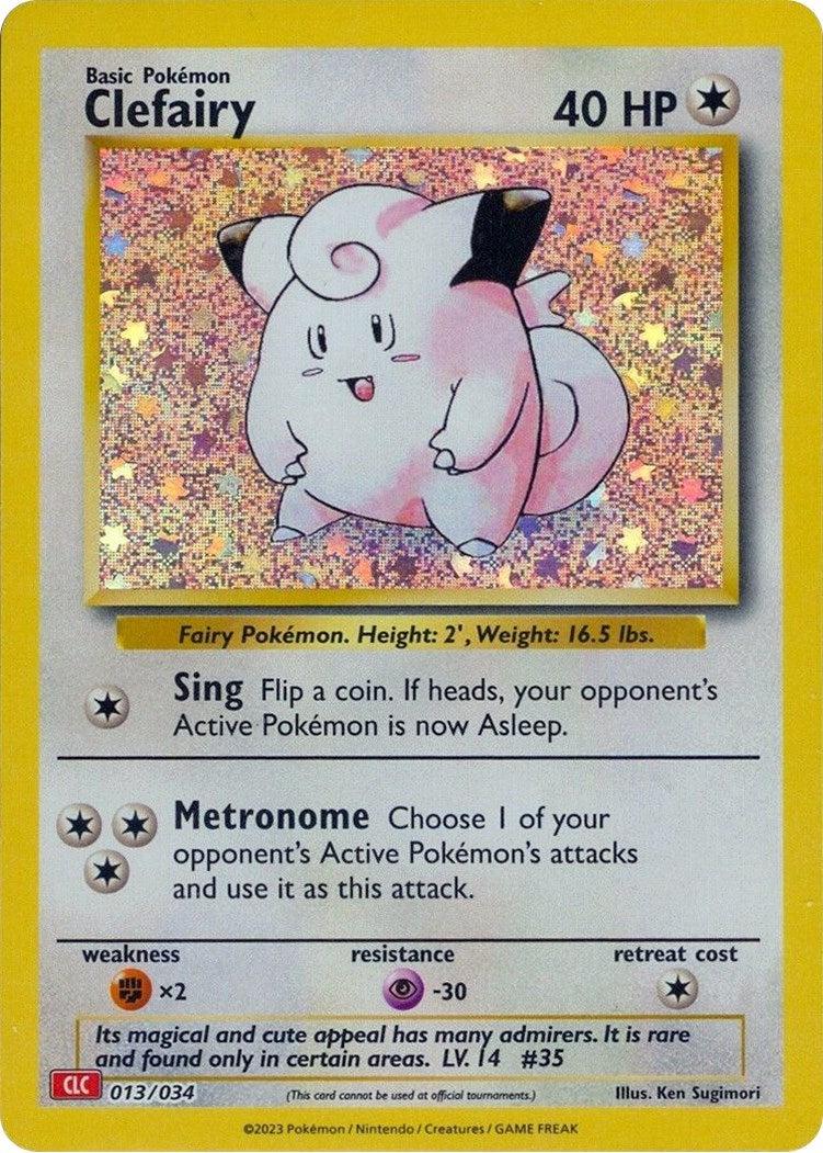 Image for Clefairy (013/034) (CL) - Pokemon