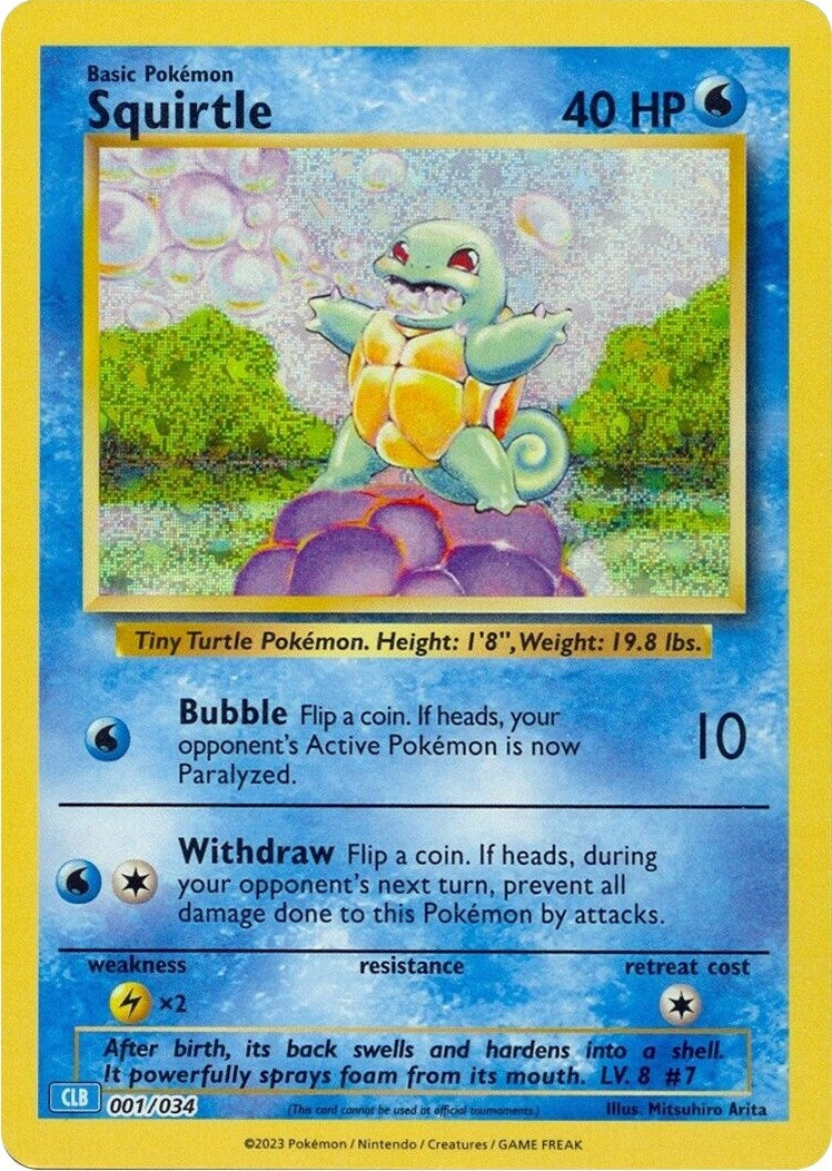 Image for Squirtle (001/034) (CL) - Pokemon