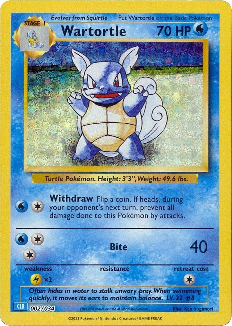 Image for Wartortle (002/034) (CL) - Pokemon