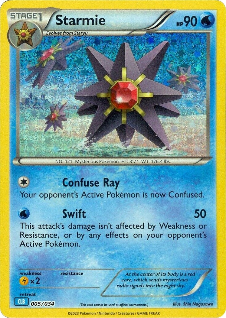 Image for Starmie (005/034) (CL) - Pokemon