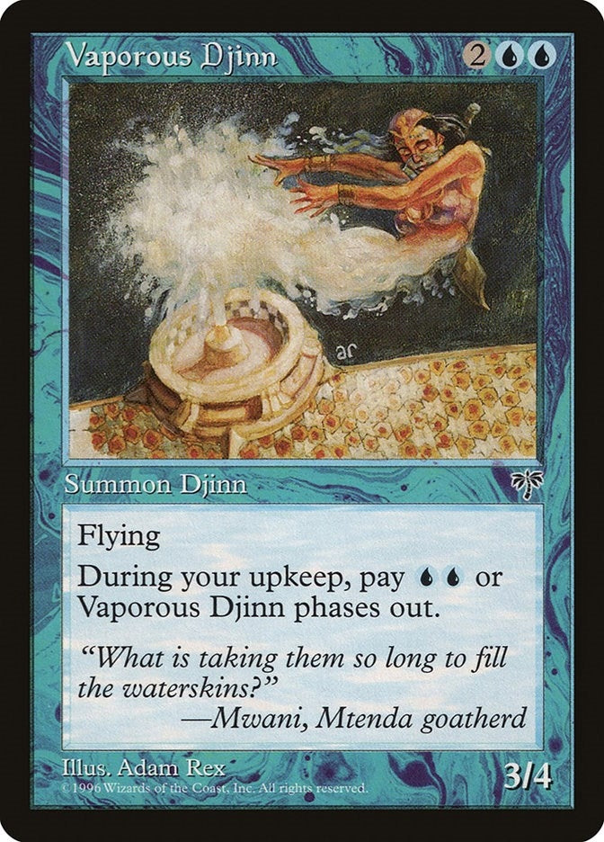 Image for Vaporous Djinn - Magic: The Gathering